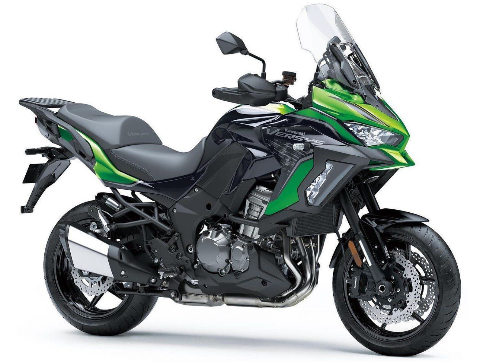 Мотоцикл KAWASAKI VERSYS 1000 S - Emerald Blazed Green/Metallic Diablo Black/Metallic Flat Spark Black '2022